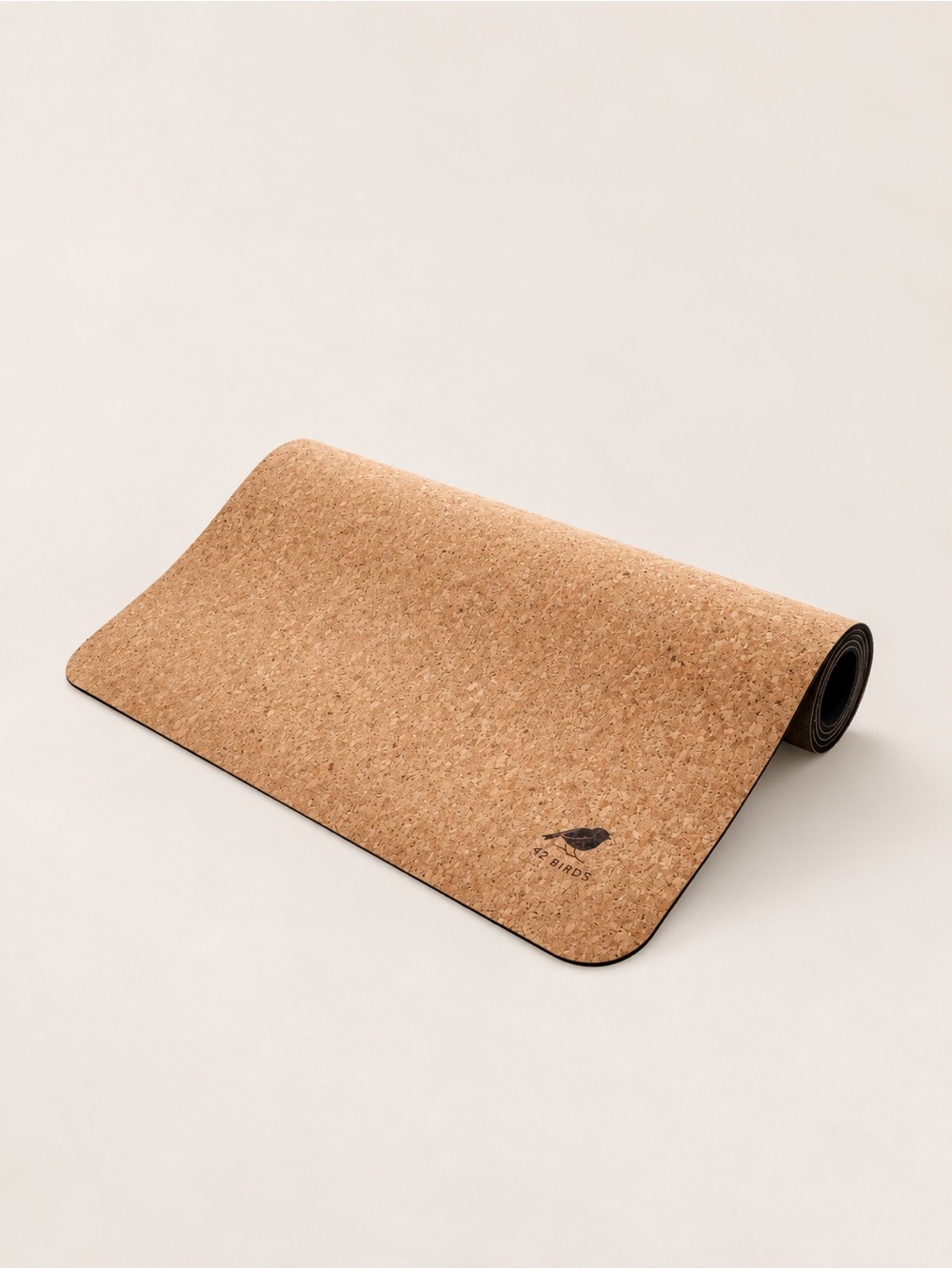 42 Birds The Robin Natural Cork Yoga Mat 72” x 26”